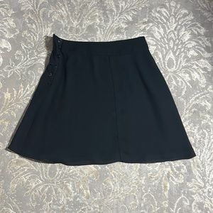 BCBG buttoned black skirt